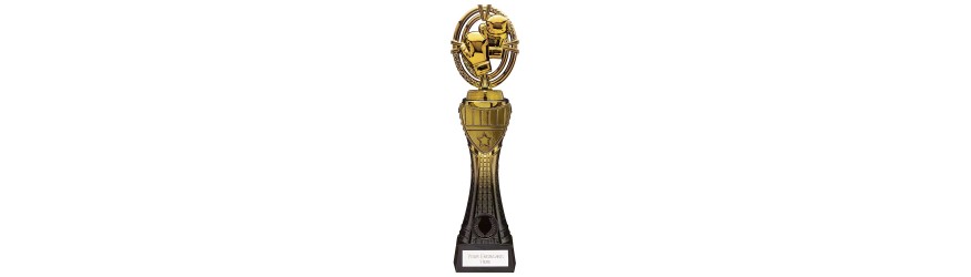 MAVERICK TOWER RESIN TROPHY - 4 SIZES - 23CM - 31.5CM MAVERICK TOWER RESIN TROPHY - 4 SIZES - 23CM - 31.5CM